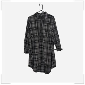 Plaid "Silently Screaming" Dress